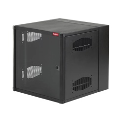 HOFFMAN EWMW242425 Gabinete AccessPlus de 12 UR Montaje en Pared de 19in Rieles Numerados y Roscados #10-32 Puerta con Ventana de Seguridad 600 mm de Ancho 637 mm de Profundidad Color Negro