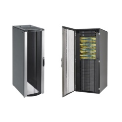 HOFFMAN PNC20811B Gabinete Rack ProLine ConnecTek 42 UR / 2000 x 800 x 1100 mm Con Capacidad 1134 kg Acero Color Negro Con Organizadores Laterales Frontal y Traseros Incluidos
