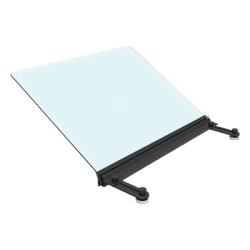 HOFFMAN UACTB6V Deflector Superior Vertical para Rack Express 10.90 x 23.60 x 22.50 pulgadas Negro Policarbonato PVC Montaje Magnetico Configuracion Pasillo Frio/Caliente Paneles Transparentes