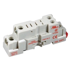 HONEYWELL BMS VBD1B-C Base tipo socket para relevador SPDT montaje en riel DIN o lateral terminales con proteccion al tacto