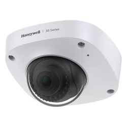 HONEYWELL HC35W25R3 Camara IP mini domo 5 MP con lente fijo 2.8 mm IR inteligente 30 m IP67 e IK10 y analiticas de video