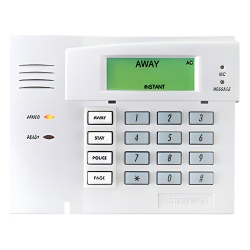 HONEYWELL HOME RESIDEO 5828 Teclado Inalámbrico Bidireccional / Palabra Fija / 4 Teclas de Función / 3 Baterías AA / Compatible LYNX y VISTA