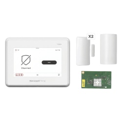 HONEYWELL HOME RESIDEO PROA7FAWPM Kit de Alarma / Panel Táctil 7 Pulgadas / 250 Zonas / WiFi y Z-Wave Plus / PIR 12 x 17 m (39.4 x 55.8 ft) / 2 Contactos Magnéticos / Sirena 85 dB