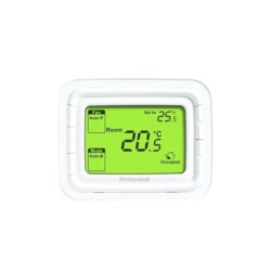 HONEYWELL HOME RESIDEO T6861H1WG/U Termostato No Programable Horizontal 2 o 4 TUBOS 120 VAC Pantalla Verde