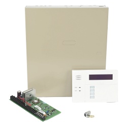 HONEYWELL HOME RESIDEO VISTA-48/6160RF Panel de intrusión / Hasta 48 zonas (8 cableadas + 40 inalámbricas) / 3 particiones / 48 códigos de usuario / teclado 6160RF con receptor RF integrado
