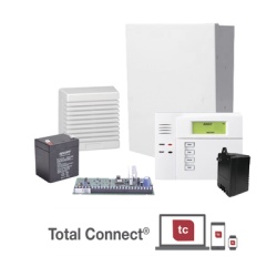 HONEYWELL HOME RESIDEO VISTA48/6150TBS Panel de Alarma VISTA-48LA / 8 Zonas Cableadas + 40 Inalámbricas / 48 Usuarios / 3 Particiones / Teclado 6150 / Sirena 15 W