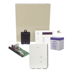 HONEYWELL HOME RESIDEO VISTA48/IPCOM Kit Panel de Alarma IP / 48 Zonas / 40 Inalámbricas y 8 Alámbricas / 3 Particiones / Comunicador IP / Teclado Alfanumérico con Receptor 6160RF