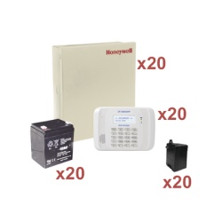 HONEYWELL HOME RESIDEO VISTA48-KIT20 Kit de paneles de alarma / 20 unidades VISTA-48LA / Batería y transformador incluidos / Hasta 48 zonas / 3 particiones