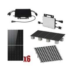 HOYMILES HMS3000KIT1 Kit Solar Interconexion / 3kW 220Vca / Microinversores HOYMILES / Montaje Incluido