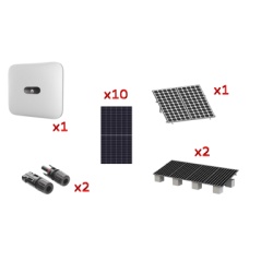 HUAWEI FUSIONSOLAR SUN20006KTKIT Kit Solar Interconexion / 6 kW 220Vca / Inversor HUAWEI/ Montaje Incluido