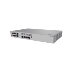 HUAWEI S220S-8P4J Switch de Acceso Gigabit Administrable PoE Capa 2 / 8 puertos 10/100/1000 Mbps (PoE) / 4 Puertos 2.5GE SFP Uplink / ERPS / IMGP Snooping / DHCP Snooping / PoE Perpetuo / 128 W / Admi