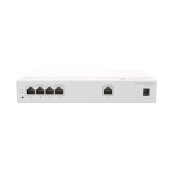 HUAWEI S380-L4T1T Router eKit / 1 Puerto WAN Gigabit / 1 Puerto LAN/WAN Gigabit / 3 Puertos LAN Gigabit / Rendimiento de 1 Gbps / Controlador (32 APs) / Hasta 150 clientes / Libre de licenciamiento