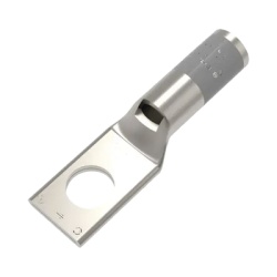HUBBELL BURNDY HUB-YA-4CL Zapata Terminal de Compresion BURNDY para Tornillo de 1/4" y Calibre 4 AWG / Barril Estandar.