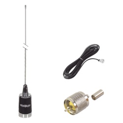 HUSTLER KIT-LMG450 kit de antena movil de 5dB de Ganancia en UHF 450-470 MHz Incluye LMG450 + CHMB + RFU505