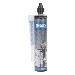 INDEX MOH300 Resina Epoxy Vinylester sin Estireno para Altas Cargas en Concreto y Ladrillo / Curado Rapido / Para Cargas Sismicas Categoria C1 / Contenido 300 ml. - Img 1