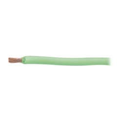 INDIANA SLY-296-GRN (SLY303) Cable 8 awg color verde Conductor de cobre suave cableado. Aislamiento de PVC autoextinguible. (Venta por Metro)