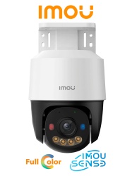 IPC-PS7FN-3M0-imou - Cámara PT Lente fijo 3.6mm, 3MP, PoE, IP67, H.265, Smart Color, disuación activa, AOR mode, Detección de Humanos y Vehiculos, Audio 2 vías, Soporta Micro SD 512GB,Weatherproof, Smart Tracking,H.265, ONVIF