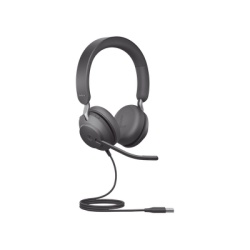 JABRA EVOLVE2-40SE-STEREO-MS-A Jabra Jabra Evolve 2 40SE Auricular stereo version MS con aislamiento de ruido conexion USB-A y indicador de ocupado (Busylight) (24189-999-999)