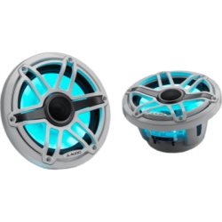 JL AUDIO 10-03074-00 Bocinas Náuticas / 7.7" Coaxial / 100 W RMS / LED Transflective™ / Rejilla Deportiva Blanca / 4 Ω / 91 dB / 45 Hz-25 kHz