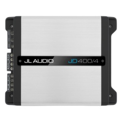 JL AUDIO 10-03184-00 JD400/4 Amplificador de Rango Completo para Coche / 4 Canales / 400 W / Clase D / JL Audio JD Series
