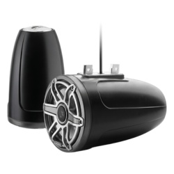 JL AUDIO 10-03279-00 Bocina Marina Coaxial Serie M6 / 7.7 Pulgadas / Woofers Optimizados DMA / Tweeters de Cupula de Seda / Montaje Tubular o Superficie / Iluminacion LED RGB Transflective / Certifica