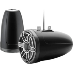 JL AUDIO 10-03284-00 Bocinas Cerradas para Torre / 8.8" (224 mm) / Coaxial Cerrado / Acabado Titanio / Rejilla Deportiva de Titanio / RMS 125 W / Sensibilidad 90.5 dB / Respuesta 38 Hz-20 kHz / Impedancia 4 Ω / Amplificador Recomendado 50-250 W por