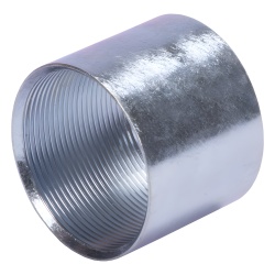 JUPITER JU-PG-12-COP Cople 1/2" (13mm) pared gruesa con rosca galvanizado etiqueta amarilla