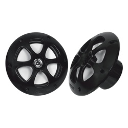 JVC KENWOOD KFC1613MRB Par de altavoces fabricado en grado marinos en color negro de 6.5" de 100 W de entrada maxima