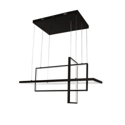 JWJ JLAR-10001 Lampara de Techo LED / 100W / Luz Blanca 6500K Neutra 4000K Calida 2700K / IP20 / Angulo de Luz 120Â° / Aluminio y PC / Vida Util 50 000h / Longitud de Cable Ajustable