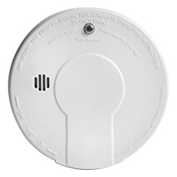 KIDDE I12040-1 Alarma de humo por ionizacion 120 VAC/DC con respaldo de bateria 9V interconectable hasta 24 dispositivos boton unico Hush y prueba