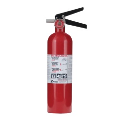 KIDDE PRO2.5MP Extintor recargable de polvo quimico seco multiproposito para fuegos clase A B y C 2.6 lb con soporte de pared paquete de 6