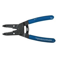 KLEIN TOOLS 1011 Pelacables / Cortacables para Cable Macizo de 10-20 y Trenzado de 12-22 AWG