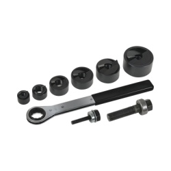 KLEIN TOOLS 53732SEN Juego de 6 Sacabocados de 1/2 a 2 Pulgadas (12.7 a 50.8 mm). con Estuche