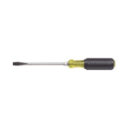 KLEIN TOOLS 602-8 Desarmador de Punta Plana de 10 mm con Mango Acojinado de 203 mm.
