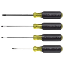 KLEIN TOOLS 85484 Juego de desarmadores miniatura de punta ranurada y Phillips de 4 piezas
