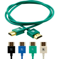 KRAMER C-HM/HM/PICO/GR-6 Cable HDMI Alta Velocidad / 4K@60Hz 4:4:4 / 18 Gbps / Conector Delgado 16 mm / Curvatura 36 mm / 1.8 m (5.9 ft)