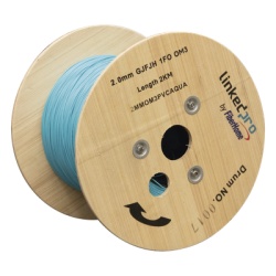 LINKEDPRO BY EPCOM 2MMOM3PVCAQUA Fibra Optica Multimodo OM4 2 mm Simplex Tight Buffer (900 micras) Precio Por Metro (Hasta 2000 Metros en un Solo Tramo de Cable)