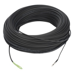 LINKEDPRO BY EPCOM LP-200-SCA Rollo de Fibra Optica Drop Redonda G657A2 Monomodo Simplex de 200 Metros con Conectores SC/APC-SC/APC para Instalaciones Aereas Subterraneas o a la Intemperie
