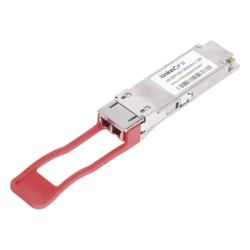 LINKEDPRO BY EPCOM LP-QSFP-40G-SM-40 Transceptor Optico QSFP+ (Mini-Gbic) / Monomodo 1310 nm / 40 Gbps / 40GBASE-ER4 /Conectores LC/UPC Duplex / DDM / Hasta 40 km
