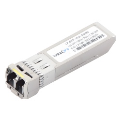 LINKEDPRO BY EPCOM LP-SFP-10G-SM-80 Transceptor Optico SFP+ (Mini-Gbic) / Monomodo 1550 nm / 10 Gbps / 10GBASE-ZR / Conectores LC/UPC Duplex / DDM / Hasta 80 km