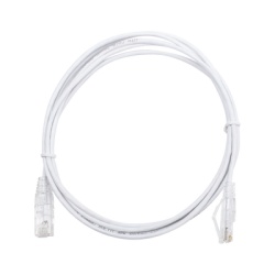 LINKEDPRO BY EPCOM LP-UT6-200-WH28 Cable de Parcheo Slim UTP Cat6 - 2 Metros (6.56 Pies) Blanco Diametro Reducido (28 AWG)