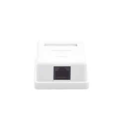 LINKEDPRO BY EPCOM LP-WP-6034 Caja de Pared con 1 Puerto Keystone Incluye Jack Cat5e