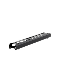LINKEDPRO BY EPCOM LPCM-04 Organizador de Cables Horizontal de 1U para Rack de 19" con Cubierta Metalica