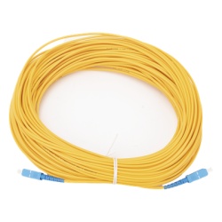 LINKEDPRO BY EPCOM LPSM3SCUSCUS40 Jumper de Fibra Optica Monomodo SC/UPC-SC/UPC Simplex de 40 Metros (131.23 Pies) 3mm