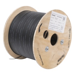 LINKEDPRO BY FIBERHOME IC-DROPA2-1C Carrete de 1 km de Fibra Optica Drop Interior/Exterior G.657A2 Monomodo de 1 Hilo (Unifibra) Dielectrica Forro Negro