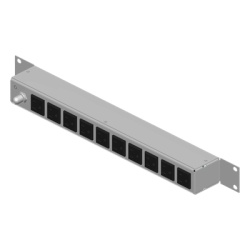 LINKEDPRO HTCM-1U-10CW PDU Horizontal / 10 Contactos NEMA 5-15R / Rack 19 in 1UR / 120Vca 15A / Proteccion con Reestablecedor 15A / Cable 2.5 m (8.2 ft) / Lamina de Acero Rolada en Frio