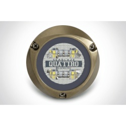 LUMITEC 101511 Luz led marina sumergible SeaBlaze Quattro emite luz de color blanco y azul de 2000 lumenes fabricada en bronce naval con grado de proteccion IP68.