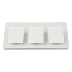 LUTRON CASETA WIRELESS LPED3WH Pedestal de mesa triple para controles Pico mantiene tres controles fijos y accesibles sobre escritorio o buro acabado brillante color blanco