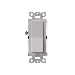 LUTRON ELECTRONICS CA1PSGRS Interruptor de un polo con paleta grande 15 A para control de luz o ventilador linea Claro