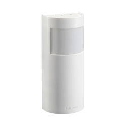 LUTRON ELECTRONICS LRF2OKLBPWH Sensor de ocupacion y vacancia inalambrico de esquina PIR 90Â° cobertura hasta 232.3 mÂ² y alcance de 15.2 m a bateria compatible con RadioRA 2 RA2 Select RadioRA 3 y Vi